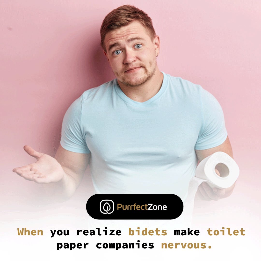 Experience a new level of cleanliness and sustainability. Discover the bidet revolution at purrfectzone.com. 🌿💦 #BidetRevolution #EcoFriendlyLiving #CleanConscious'