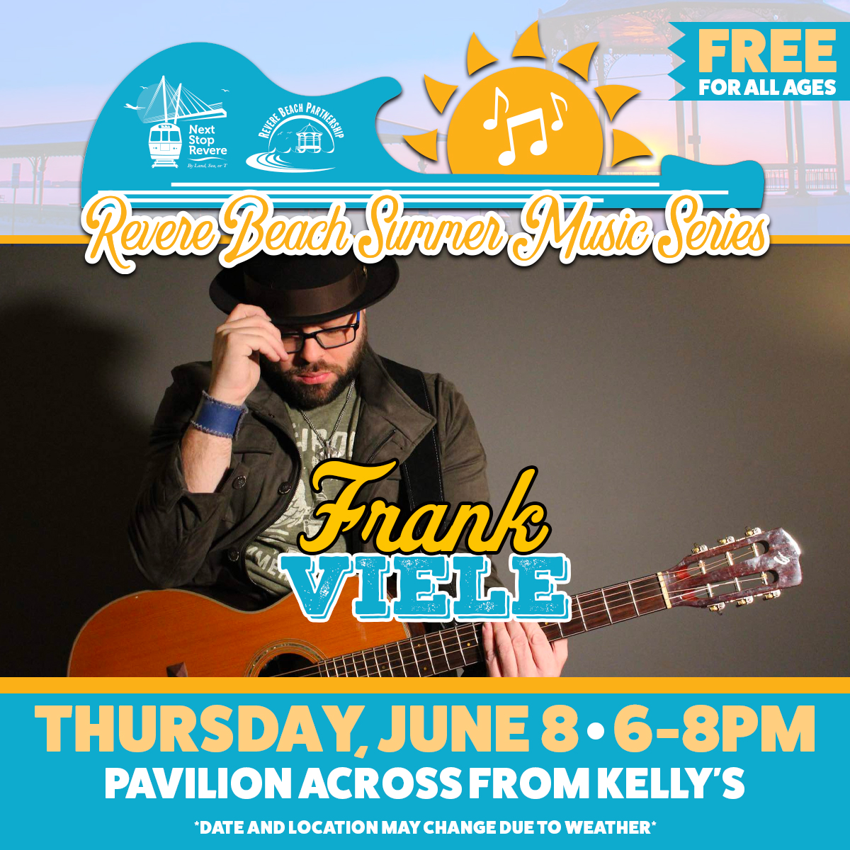 Revere Beach (@reverebeach1896) on Twitter photo The second day of the Next Stop Revere Summer Music Series is tomorrow! Join us at Revere Beach for a fun and live music day! <a href="/FrankViele/">Frank Viele</a>
#RevereBeach #Revere #Music #NextStopRevere #Festival #Summer #WarmWeather #Fun #LiveMusic #BeachSeason #Sunny #Friends #Family #Excited The second day of the Next Stop Revere Summer Music Series is tomorrow! Join us at Revere Beach for a fun and live music day! <a href="/FrankViele/">Frank Viele</a>
#RevereBeach #Revere #Music #NextStopRevere #Festival #Summer #WarmWeather #Fun #LiveMusic #BeachSeason #Sunny #Friends #Family #Excited