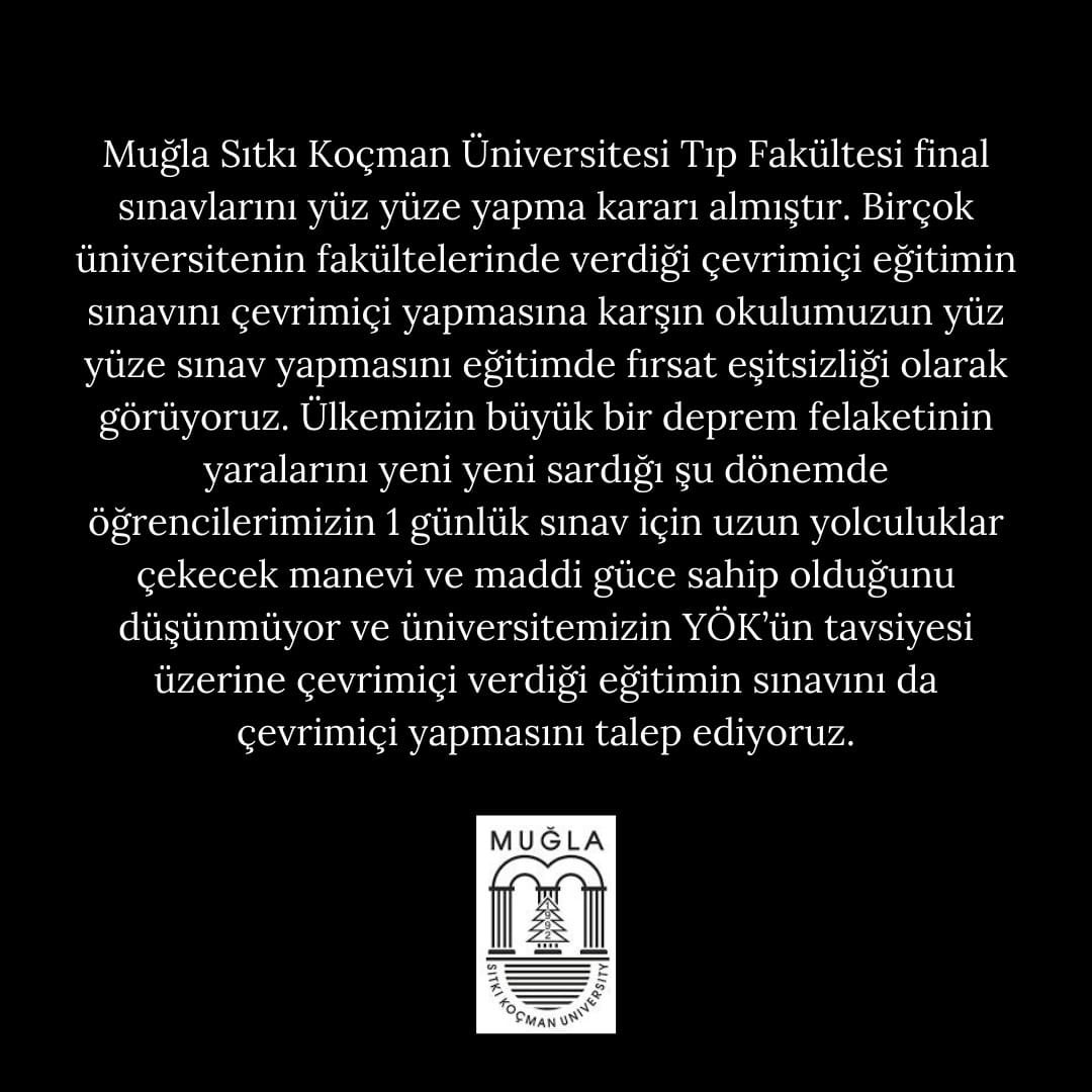 bgyetherr's tweet photo. Üniversite öğrencileri online sınav istiyor. #onlineeğitimeonlinesınav https://t.co/JN8AyuEkyQ