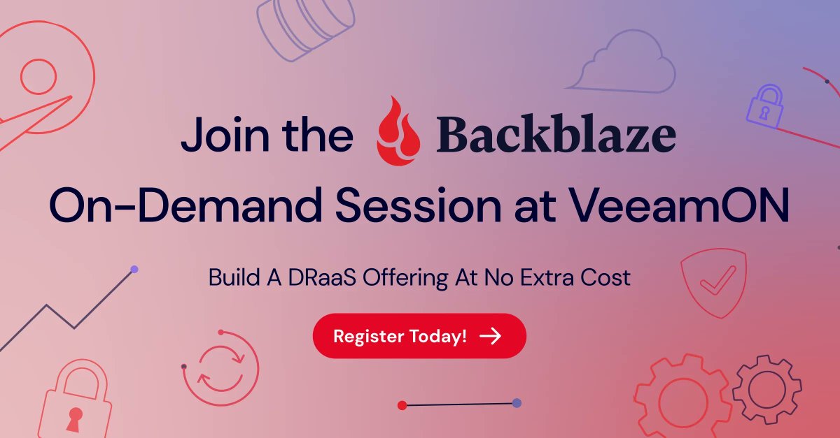 The <a href="/backblaze/">Backblaze</a> team loved seeing everyone at #VeeamON, but for those that weren't able to attend, we announced a new solution called Instant Business Recovery. Learn more from #datarecovery expert, Greg Tellone from <a href="/continuitycentr/">Continuity Centers</a> here.  buff.ly/3Cy1zy5 #cloud #DRaaS