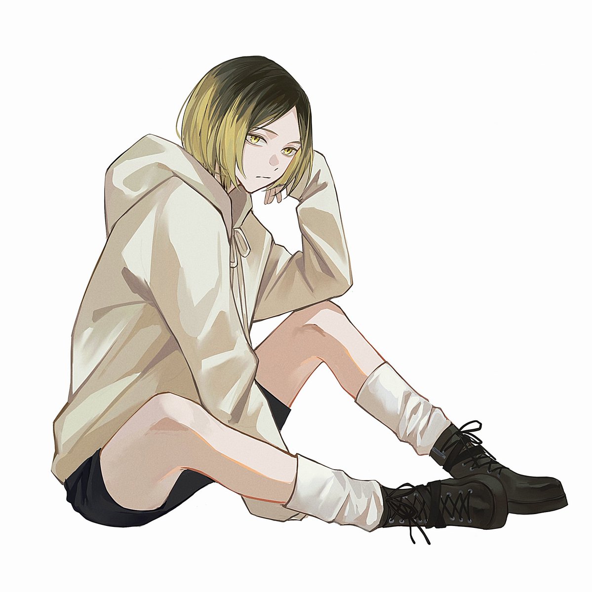 🥰🥰摸一下
有照片参考

#kenmakozume #Haikyuu #排球少年 
#ハイキュー  #孤爪研磨 #fanart #art #painting  #kenma