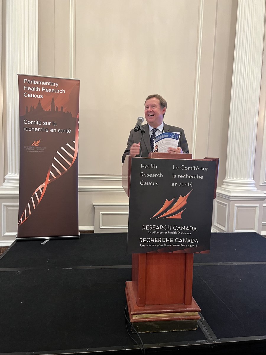 We’re excited to be lead sponsor <a href="/ResearchCda/">Research Canada</a>'s #health luncheon today. <a href="/HughHHScott/">Hugh Scott</a>  is even more excited to be sharing remarks and discussing game-changing research and #innovation in antimicrobial resistance and emerging pandemic threats. #AMR