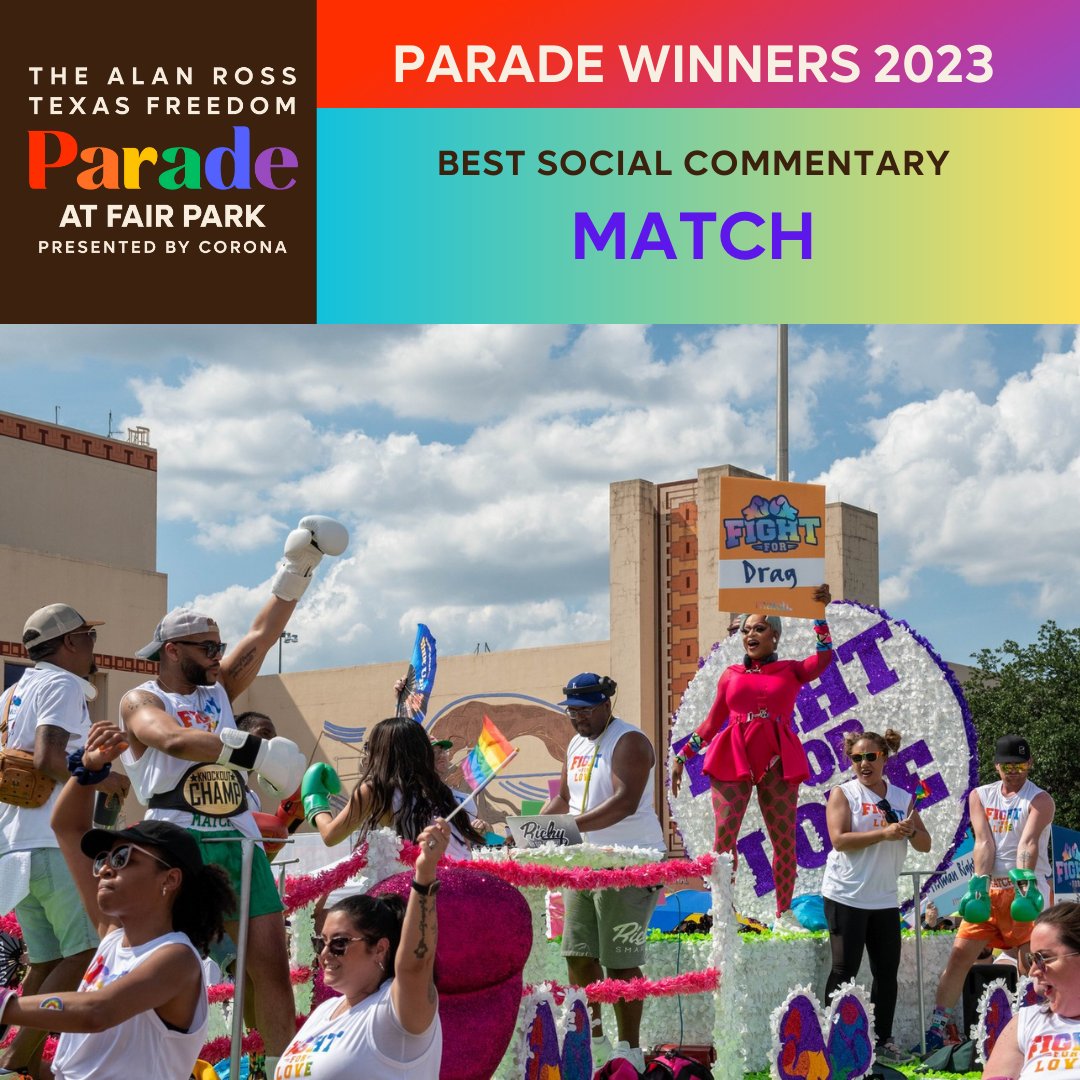 dallasprideorg's tweet image. Congratulations to our fabulous organizations that have taken home a prize for their pride in the Dallas Pride Alan Ross Texas Freedom Parade!

From among the 140 parade entries, the winners are:
Best Performance: Oaklawn Band
Best Walking: Cathedral of Hope
Best Costumes: Amazon…