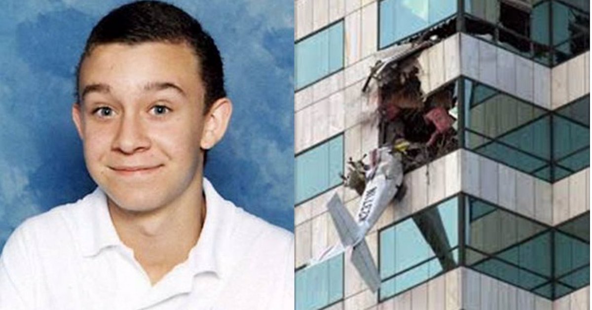 In 2002, Charles J. Bishop, a high-school student inspired by the 9/11 attacks, flew an airplane into a skyscraper in Tampa, Florida. There was only one casualty, the boy flying the plane.