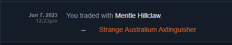GUARDGG_'s tweet photo. Congratulations to Mentle Hillclaw for winning our Axtinguisher giveaway! Thank you to everyone who entered, and keep an eye out for more TF2 and CS:GO giveaways in the future. https://t.co/eanqvqXwQP