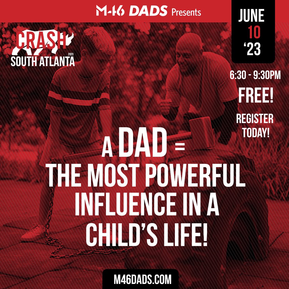 M46 Dads (@m46dads) on Twitter photo JUST 3 DAYS AWAY‼️
ITS GOING TO BE AN AMAZING NIGHT‼️REGISTER TODAY‼️
<a href="/CoachKDallas/">Coach Kenny Dallas</a>
#m46dads #dadup #dads #fightfortheirhearts #fyp #foryou JUST 3 DAYS AWAY‼️
ITS GOING TO BE AN AMAZING NIGHT‼️REGISTER TODAY‼️
<a href="/CoachKDallas/">Coach Kenny Dallas</a>
#m46dads #dadup #dads #fightfortheirhearts #fyp #foryou