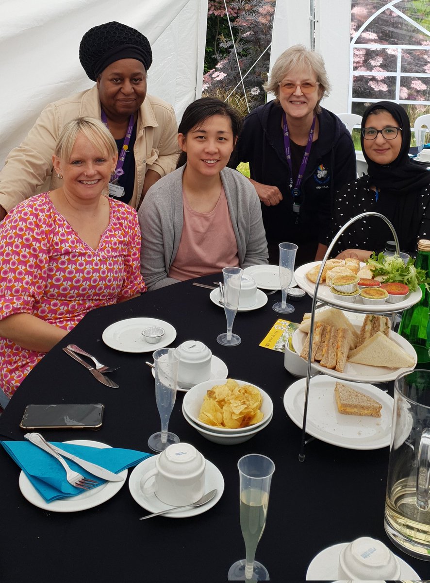 Thank for inviting us to join aour  wonderful volunteer breastfeeding peer supporters for a special thank you lunch for volunteers in UHL. A beautiful lunch. @LeicesterMammas @Leicvolservices #breastfeeding #peersupporters