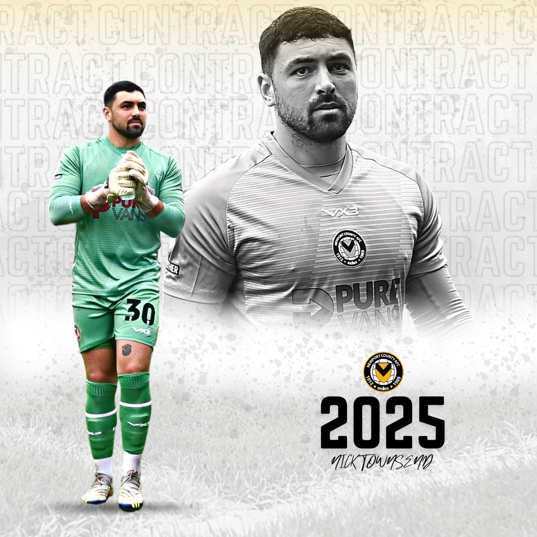 YrAlltudion's tweet photo. Mae CPD Sir Casnewydd ydy hapus cyhoeddi bod 𝐍𝐢𝐜𝐤 𝐓𝐨𝐰𝐧𝐬𝐞𝐧𝐝 wedi arwyddo cytundeb newydd tan diwedd tymor 2024/25.
Rhif 1️⃣🇦🇬
Darllenwch mwy: 👉https://t.co/A35uC3CC16
#NT30 | #NCAFC🧡🖤 https://t.co/TykFMbNfbV