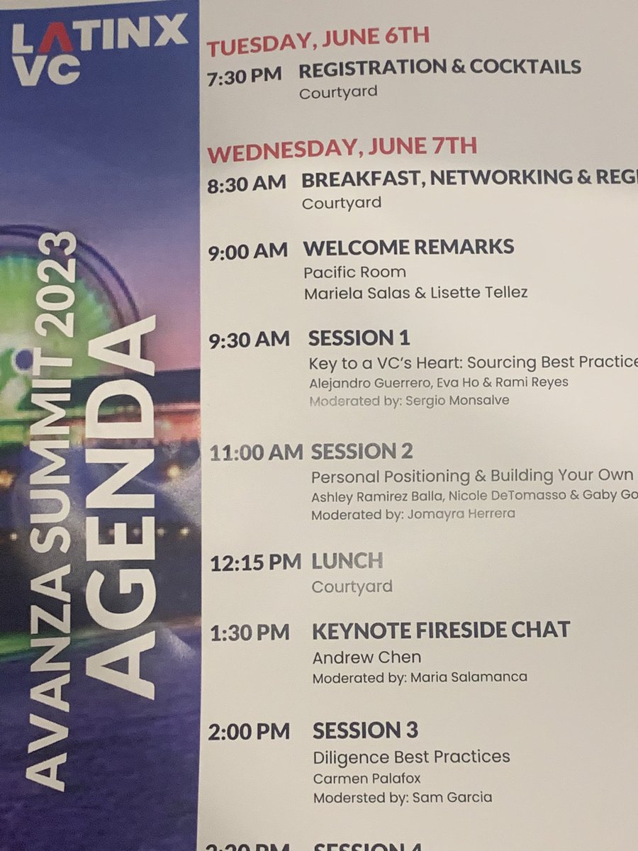 TiqChapa108's tweet photo. Excited for the @LatinxVCs Avanza Summit! @itsmarielasalas @MariaSalamanca @jomayra_herrera @RamiReyesVC @aguerrerovc @ambersvida @nic_detommaso @VCSerge #LatinxVC #LATechWeek https://t.co/DdtYcrCzaY