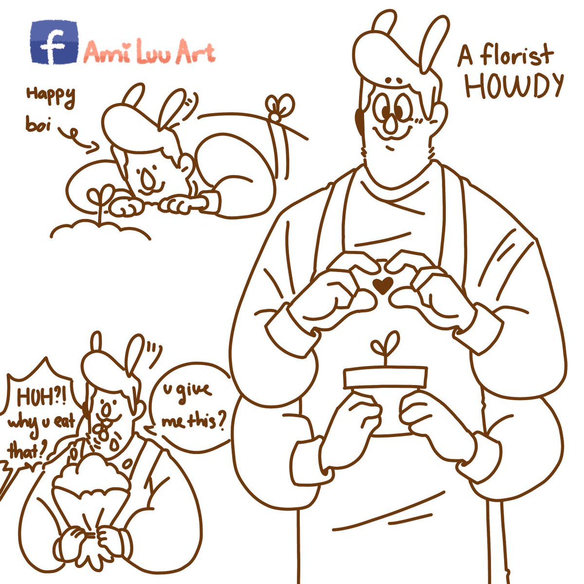 Im BACKKKK WITH MORE IDEAS!!!!
For Howdy yeh🤝
Im ma make a florist Howdy✨🌷
#HowdyPillar 
#WelcomeHomeAU 
#welcomehomefanart 
#welcomehomepuppetshow