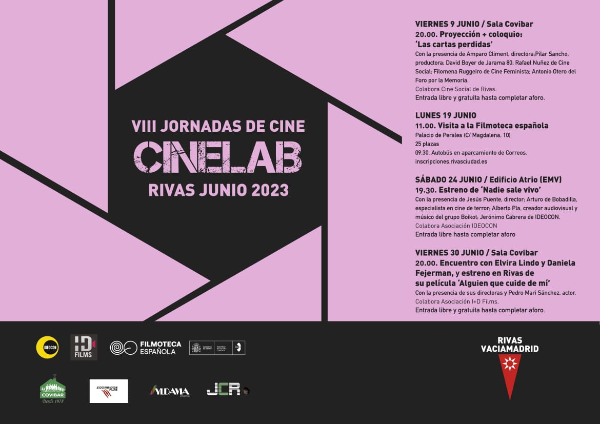 ¡Atención #RivasVaciamadrid!Este viernes cerrando la programación de #Cinelab tienes una cita con el #cine y la #memoria en <a href="/COVIBAR/">Cooperativa Covibar</a> con un pase especial con coloquio con <a href="/amparocliment/">Amparo Climent</a> directora y Pilar Sancho productora #quesusnombresnoseborrenenlahistoria