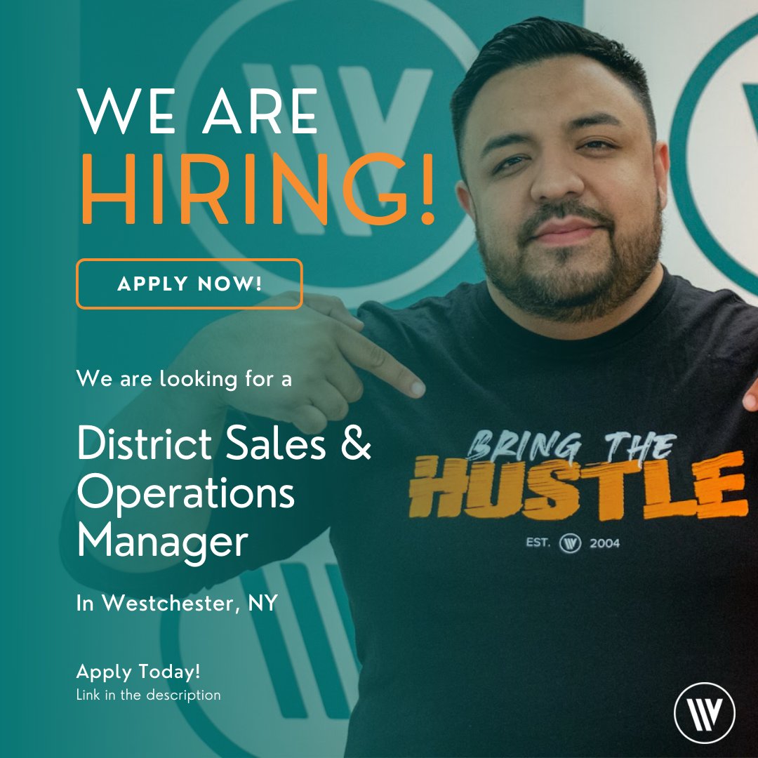 WirelessVision's tweet photo. 📣 Join our team as a District Sales & Operations Manager in Westchester, NY! Turn your passion for mobile technology into a rewarding career! Apply now: https://t.co/XwkqGuhPK2 #WirelessVision #Manager #JobOpening https://t.co/7mGd1DRLEX