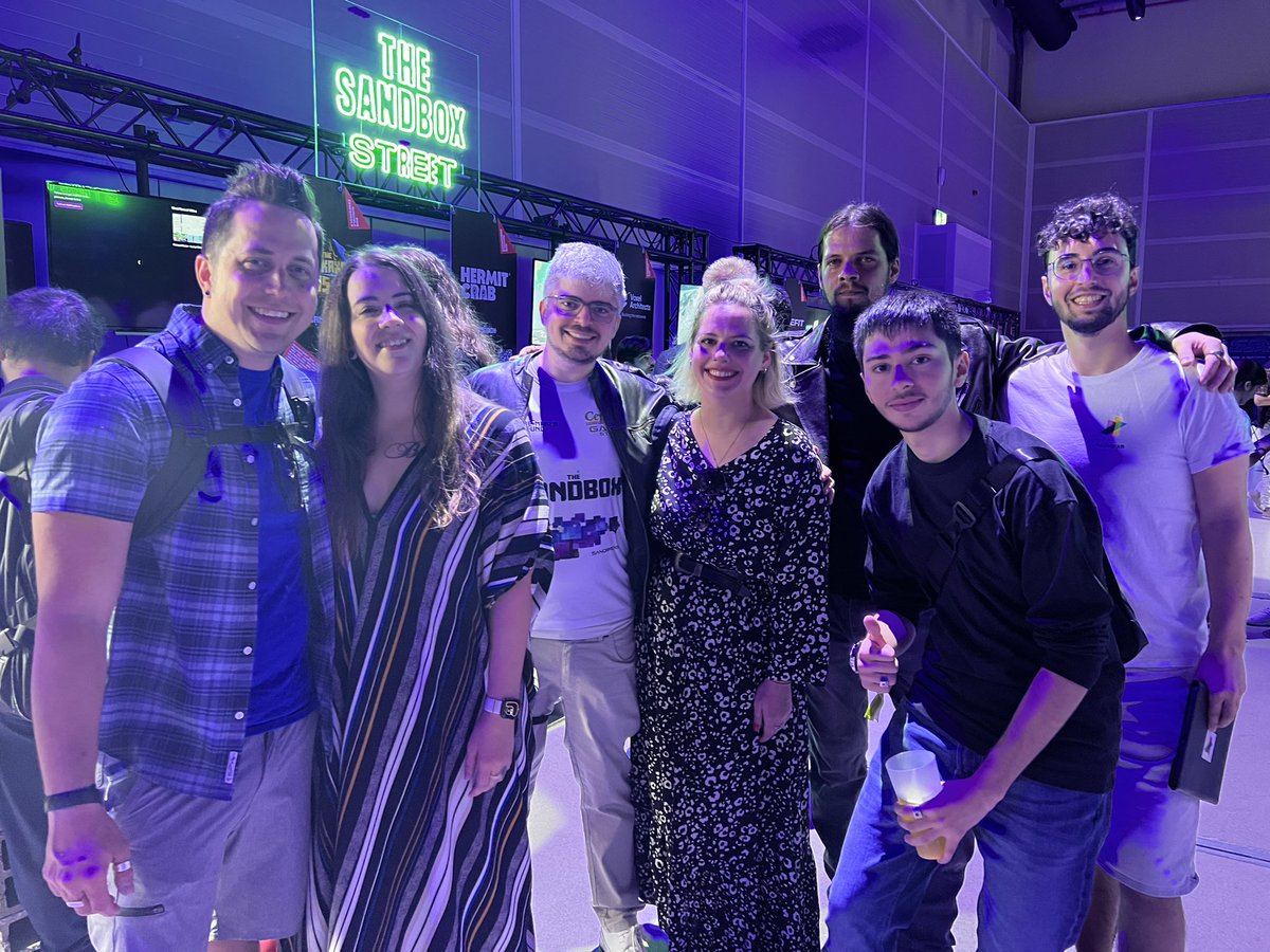 TempestStudios's tweet photo. Almost half of @TempestStudios is here IRL @NFCsummit. (From 4 countries)

The best part of this event? Meeting in IRL.

@KodiZene @fukemlozen @Dankoyy42 @DonaMaria_ABPM @Briah1618 @Sebox07 @hallugram 

@borgetsebastien https://t.co/Ta2J7Y9saD