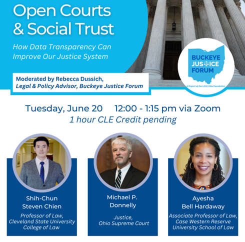 It doesn’t get much better than listening to Ohio Supreme Court Justice <a href="/Donnelly4Ohio/">Michael P. Donnelly</a>! Plus you get insights from experts @abellhardaway &amp; <a href="/ShihChunChien1/">Shih-Chun (Steven) Chien</a>.

Sign up for <a href="/LEADOhio/">LEAD Ohio</a>'s virtual forum Open Courts &amp; Social Trust on Tues, 6/20 @ 12:00pm.

RSVP: docs.google.com/forms/d/e/1FAI…