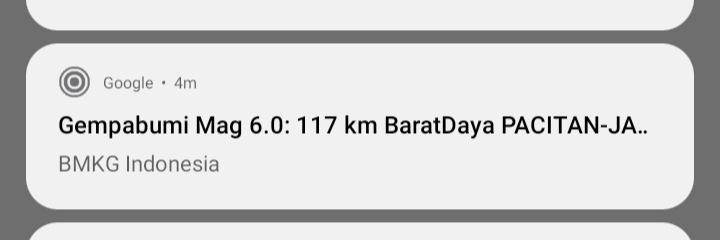 Ndra1928's tweet photo. Gempa sangat terasa di Kartasura. 0:06 WIB. https://t.co/QHT1w3ETUZ