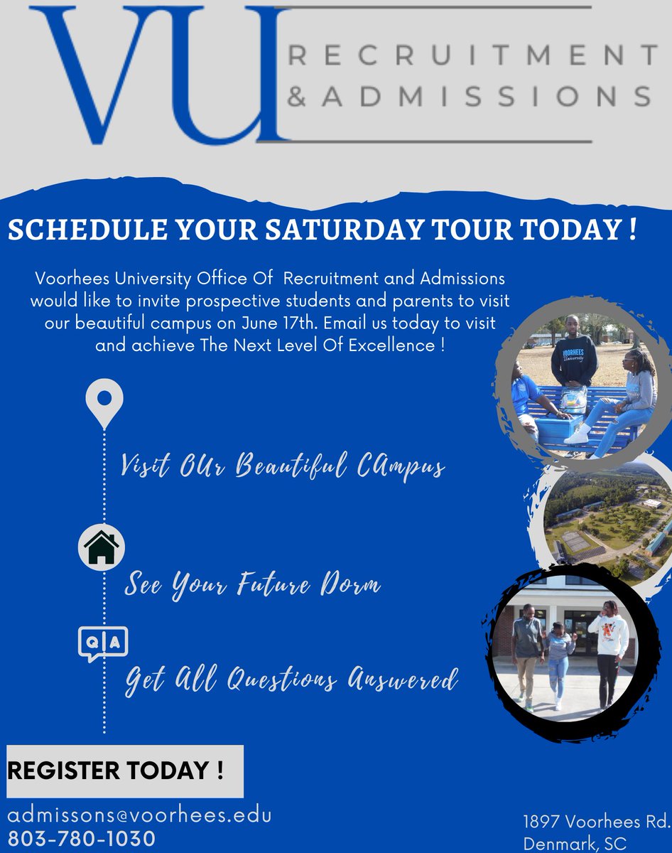 Voorhees University Admissons tweet media
