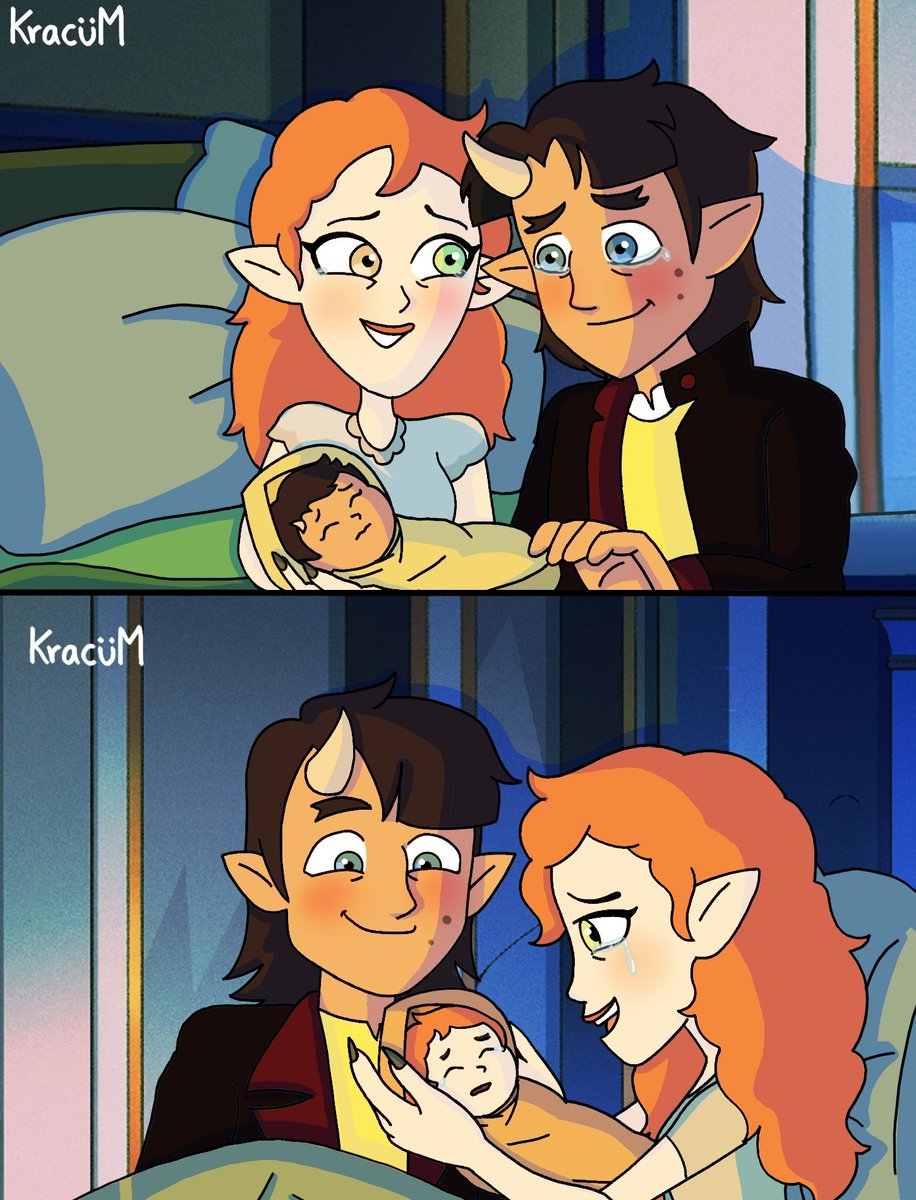 Kiari2S's tweet photo. The most anticipated royal couple🦉🤎🧡,@phiilbin commission in the au de lunter, lilith and steve are the emperors, portrait together with their children ritchie and Abby,and of course hooty🥳 #todo #tohau #tohfanart #tohart #tohsteve #tohlilith #TheOwlHouse #theowlhousefanart https://t.co/bpDnRVJMFm
