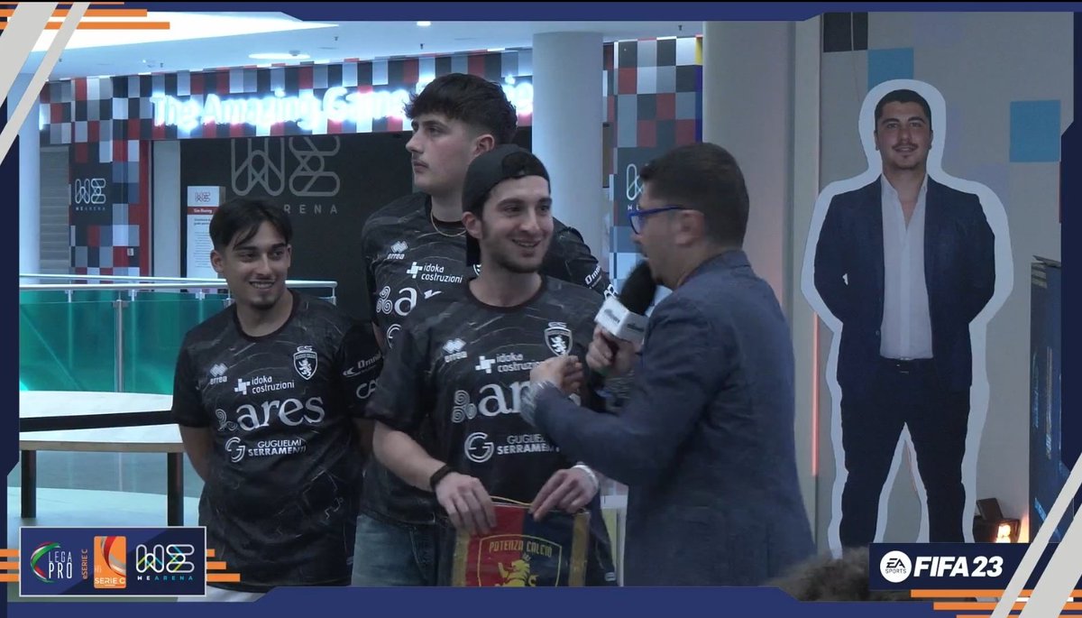 #𝗲𝗦𝗲𝗿𝗶𝗲𝗖 🏆🎮
𝗣𝗼𝘁𝗲𝗻𝘇𝗮 𝗖𝗮𝗹𝗰𝗶𝗼 𝘀𝘂𝗽𝗲𝗿𝗮 𝗩𝗶𝘀 𝗣𝗲𝘀𝗮𝗿𝗼 (𝟲-𝟮) 𝗲 𝘃𝗼𝗹𝗮 𝗮𝗴𝗹𝗶 𝗼𝘁𝘁𝗮𝘃𝗶 𝗱𝗶 𝗳𝗶𝗻𝗮𝗹𝗲 👏🔴🔵

Domani, 8 giugno, rossoblù contro Ancona a <a href="/We_Arena/">WeArena</a> Ferrara
🦁💪🏻 Gare live su Twitch

#NoiSiamoPotenza #AllTogether