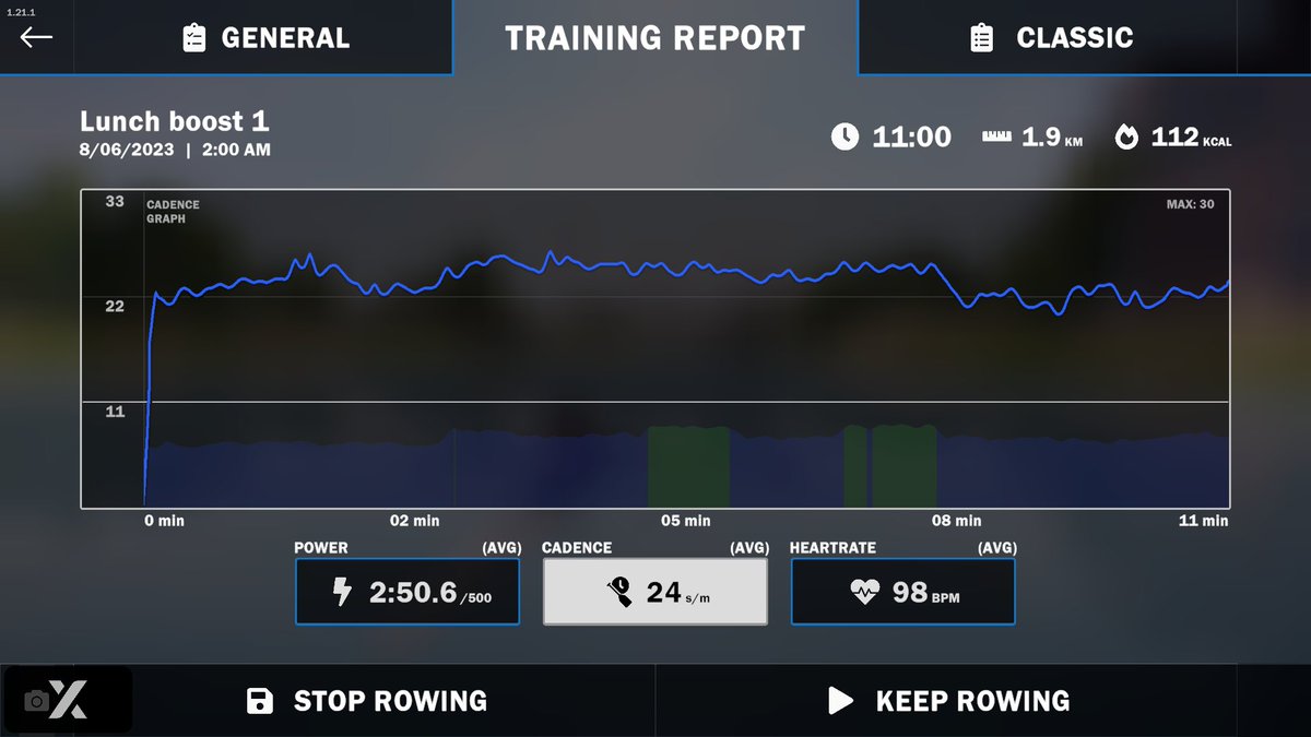 ozbob13's tweet photo. Structured 11min #trainingrow π£ββοΈβοΈ
1.9km easy day after long row yesterday https://t.co/nBiO82ZpMP