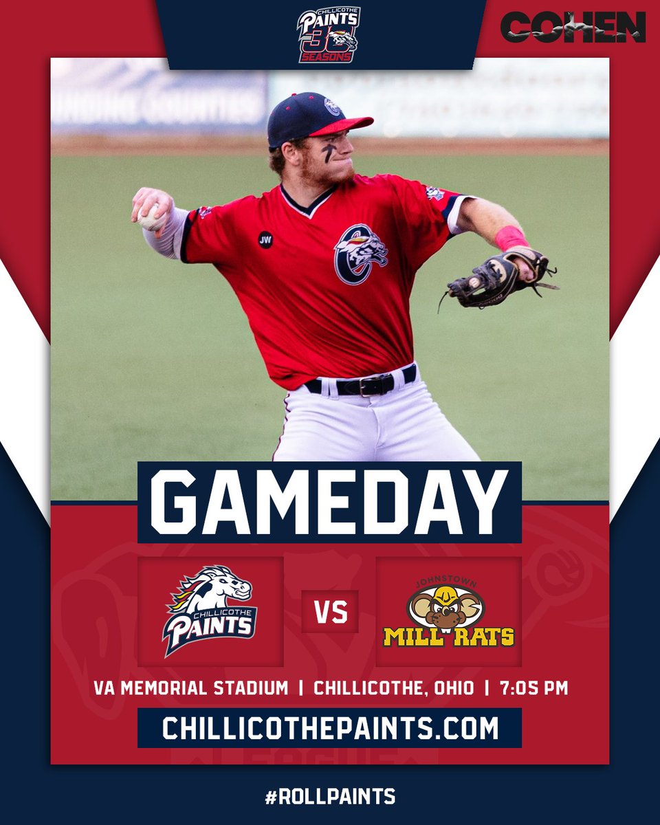 The Paints host the Mill Rats tonight at VA Memorial Stadium!
--
We're giving away 30th Season tees to the first 500 fans, thanks to Shine Orthodontics!
--
It's also a Winning Wednesday - we're giving away FREE GAS to some lucky scorecard holders, courtesy of Valero! #RollPaints