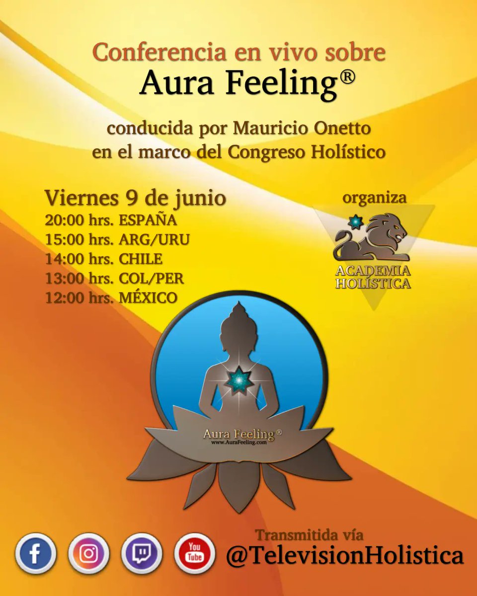 TeleHolistica's tweet photo. Más información sobre el Congreso
💬WhatsApp: +54 911 4971-6961
✉️Email: info@CongresoHolistico.com
🔗Web: https://t.co/cm6eD3Ifk7

#espiritualidad #crecimientopersonal #registrosakashicos #academiaholistica #congresoholistico #MauricioOnetto #aura #AuraFeeling #clarividencia https://t.co/KYNNEYDUTN
