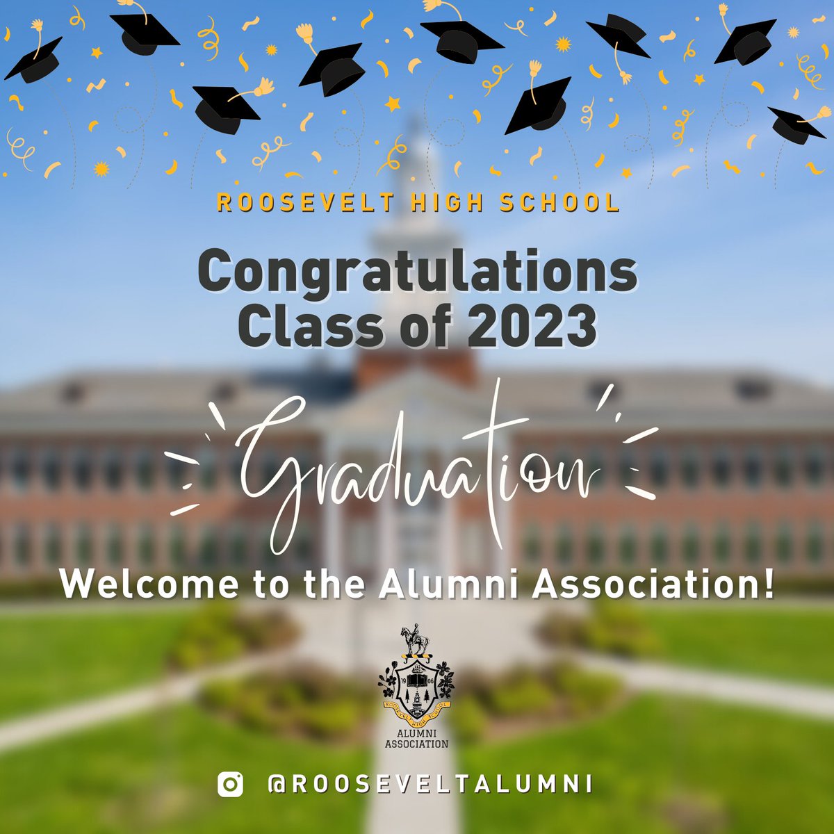 RHSAA's tweet photo. Congratulations to the Roosevelt High School Class of 2023! https://t.co/I9hlRLn2yw