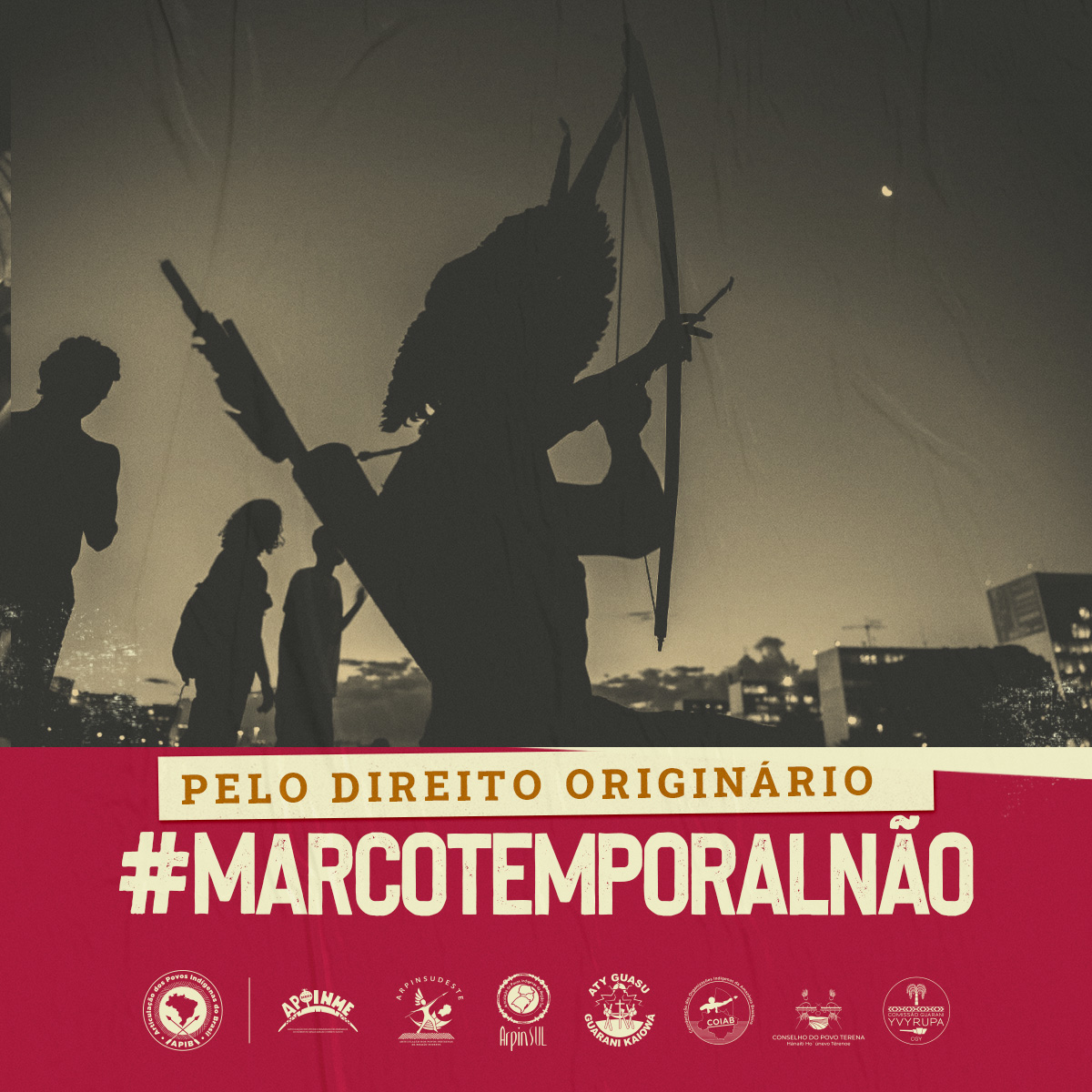 ApibOficial's tweet image. O marco temporal vai contra a vida e a justiça, abusa de uma cláusula pétrea da constituição e se reflete como devastação em nossas matas e extermínio sobre nossas vidas. 
 #MarcoTemporalNÃO