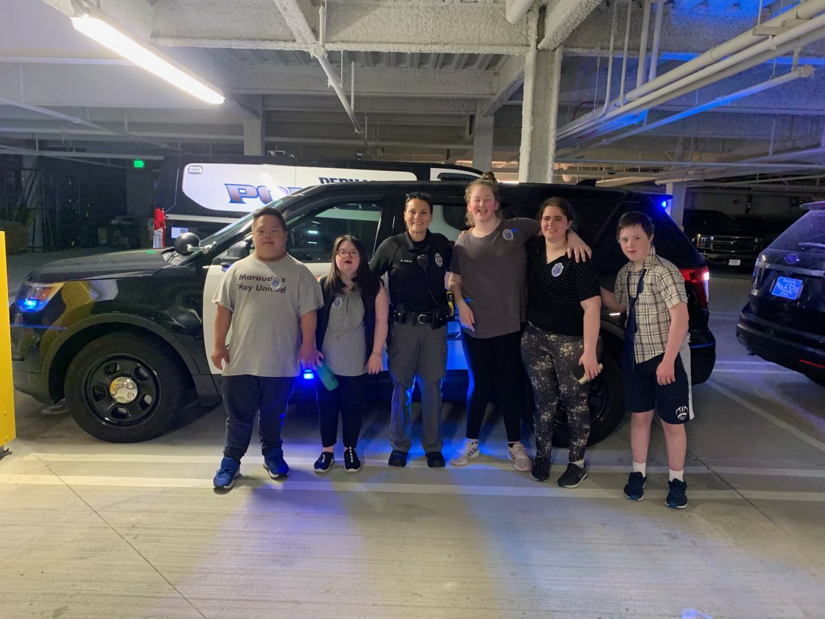 DedhamPD's tweet photo. SRO Jenkins and Fire Fighter Downs hosted a tour of our new building with the Dedham High School Connections Program today. https://t.co/t1A4OYYmWA