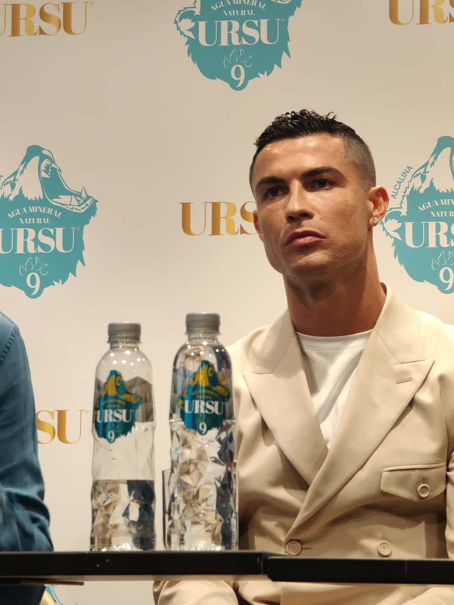 Cristiano Ronaldo announces his own water brand Ursu 9 in ...
