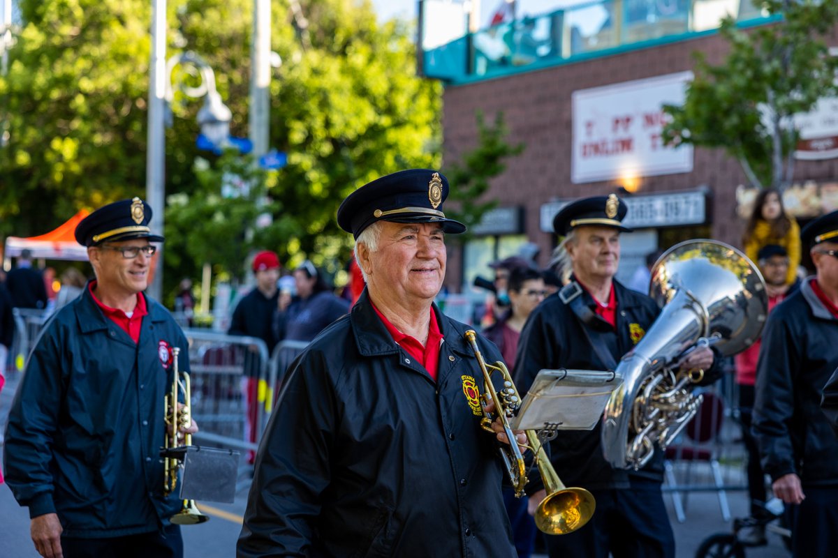🎷The Ottawa Fire Services Band returns on Saturday at 6pm during the Opening Weekend of the Ottawa Italian Festival! 🇮🇹The Fire Services Band brings a traditional marching brass band style of music to the festival for all to enjoy.  Don't miss it!