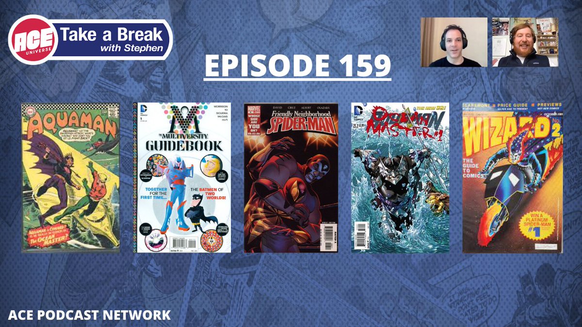 Episode 159 of 'Take a Break with Stephen' is out now! 🎙️ Watch as Stephen and Alex cover The Chameleon, Ocean Master, Stingray and El Muerto!

▶️: youtu.be/totDIz58akA