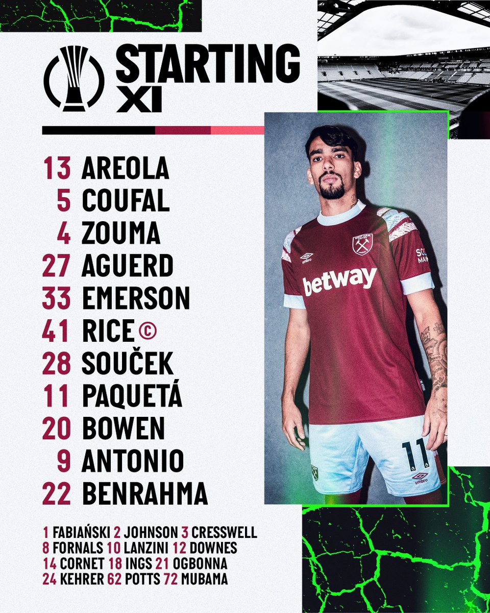 WestHam's tweet photo. Your final Hammers. ⚒️ https://t.co/BaAkEoldkm