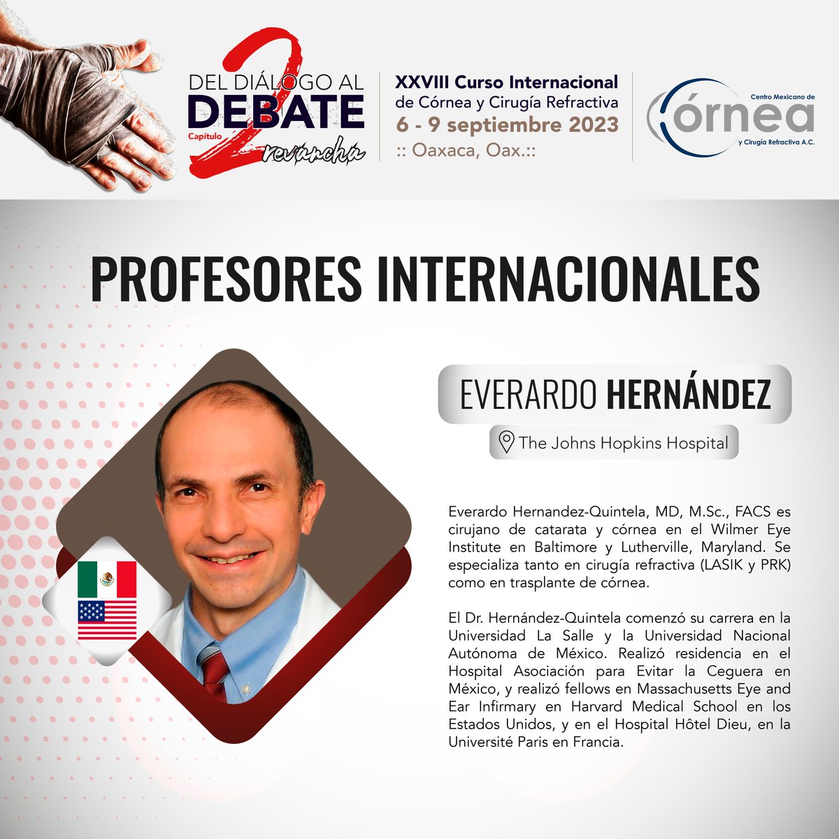 cmcycr's tweet photo. Conoce a nuestros profesores invitados.
Dr. Everardo Hernández Quintela
Inscríbete ahora👇
https://t.co/QzZXNhJlKq https://t.co/M0hIIc1T95