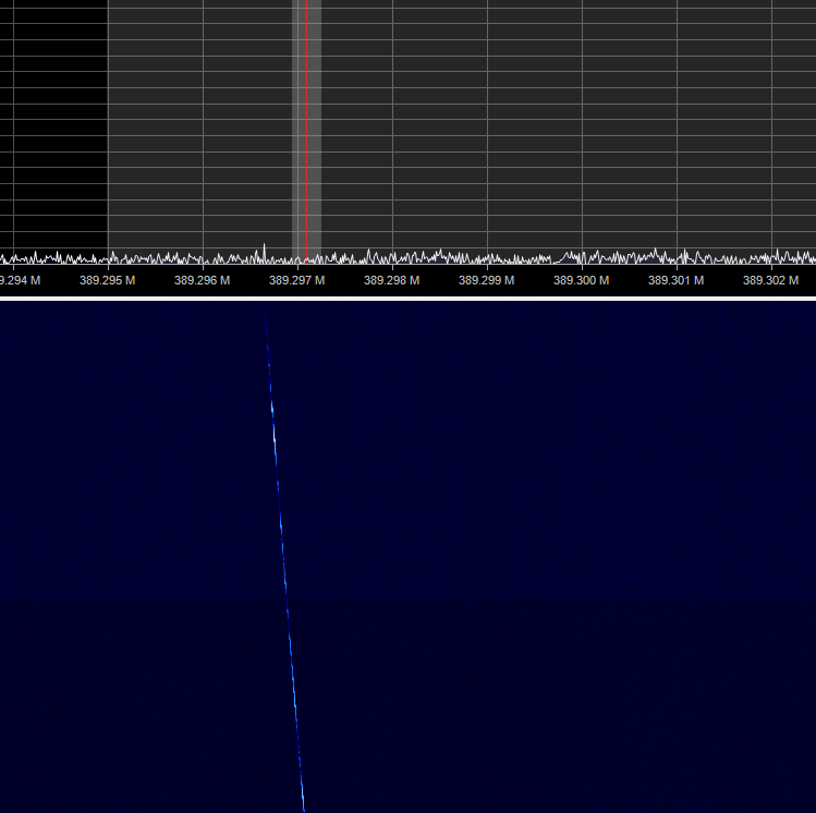 geoff_mcmaw's tweet photo. Thought to be KOSMOS 2496 sat with steady falling doppler on 389.300 MHz and falling. Also transmits on 290.950 with parallel signal.
1726z Armagh, N Ireland. https://t.co/OEDIdSO93s