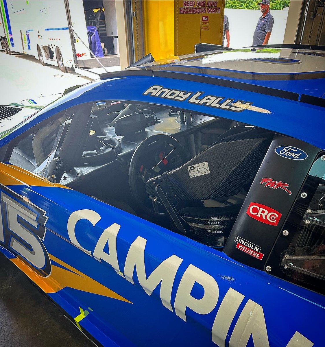 Loading day!! Our @CampingWorld Ford is heading to @RaceSonoma and it looks AMAZING!! Thank you @marcuslemonis !! #NASCAR75 #NASCAR @RickWareRacing