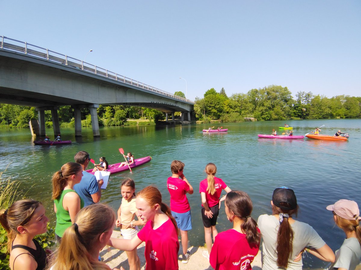 🚣‍♀️🚴Le raid aventure à @ChalonsAgglo , l'animation incontournable pour nos jeunes collégiens et lycéens qui clôture cette saison sportive qui nous amène vers une folle année olympique vers @Paris2024 #ugsel @UGSELnationale @BlanchardRaphaL @Sports_gouv  @pepanier @ChristianBruyen