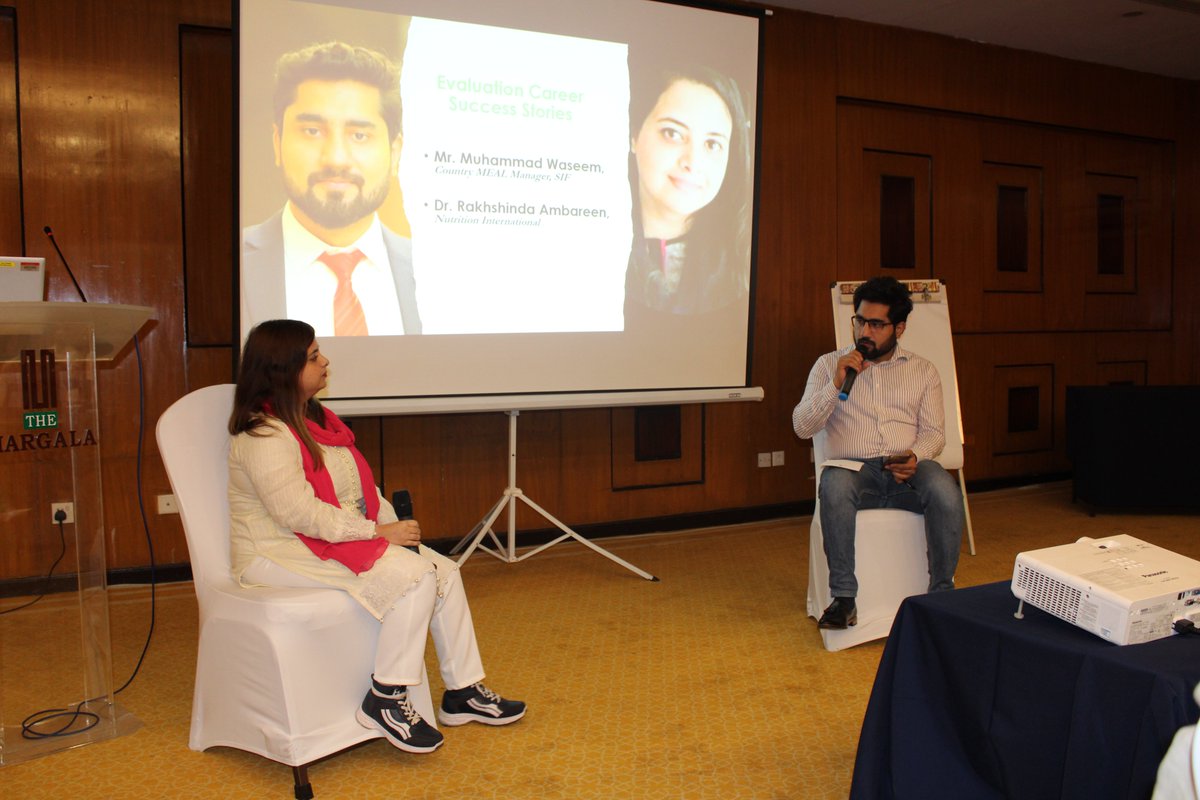 EvalYouthPK's tweet image. The full-day event explored multiple aspects of #Evaluation with a focus on following:

- Intro to EYP and PEA
- Importance of M&amp;amp;E and its importance in Dev Projects and SDGs
- Eval landscape in Pakistan &amp;amp; beyond
- Eval career success stories
- Eval competencies and career dev