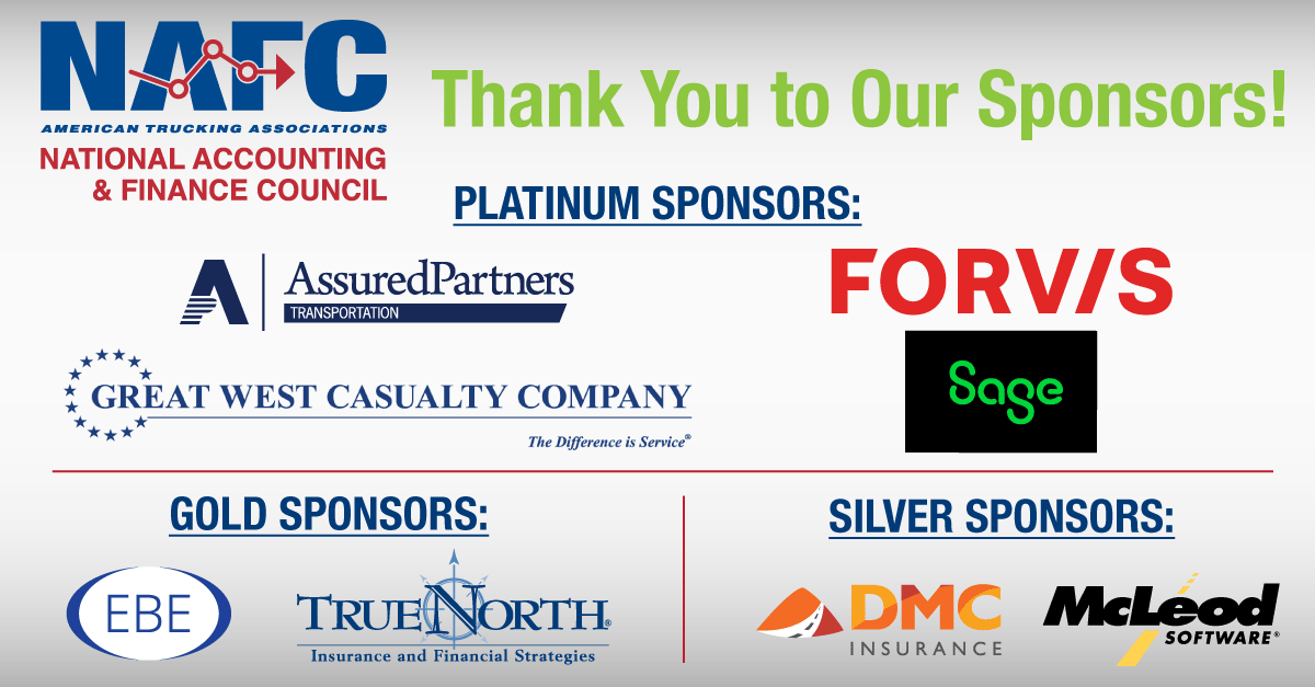 TRUCKINGdotORG's tweet photo. #NAFCAnnual23 would not have been possible without the support of our incredible sponsors and exhibitors. We appreciate their commitment to ATA and the #trucking industry to continue making our events a great success. https://t.co/2UNzeO9arJ https://t.co/PIHfDpSriS