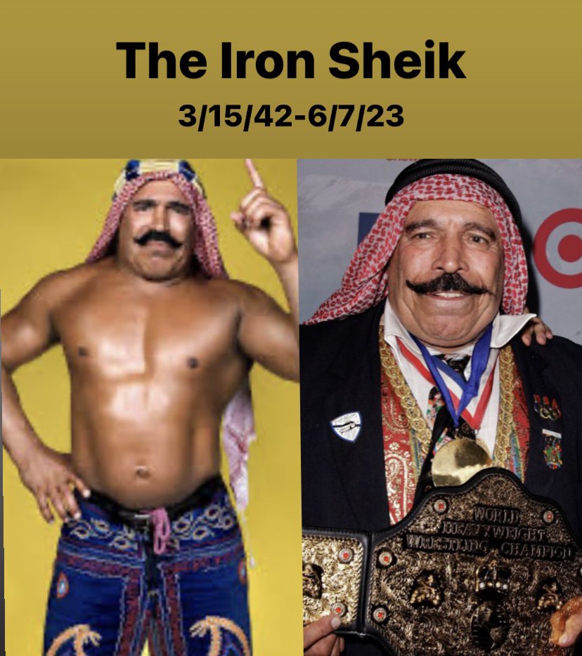 Born Hossein Khosrow Ali Vaziri in Damghan, Iran., this Accomplished Professional Wrestler Won Numerous Championships Including the WWF World Heavyweight Championship in 1983.

#TheIronSheik #IronSheik #WWF #WWE #Wrestling #Wrestler