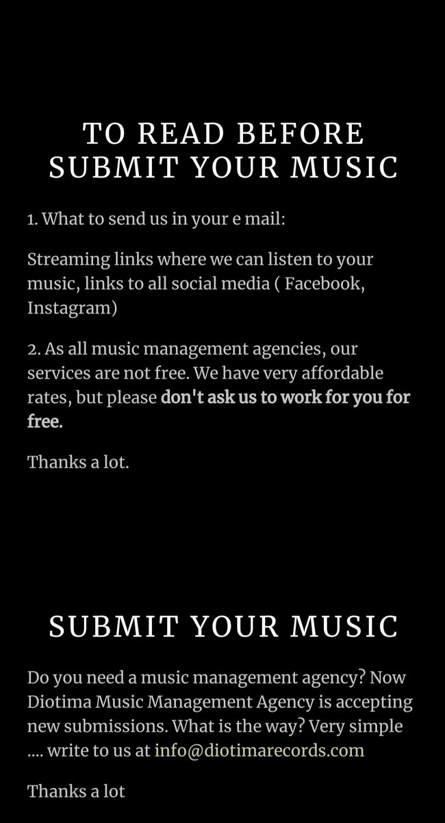 DiotimaMusic's tweet photo. This year we have reopened the submissions. So if you need us, first read from our website how to do it and send everything to our e - mail address👍😉

#music #musica #2023 #submission #newband #newbands #musician #singer #singersongwriter #songwriter https://t.co/CGVcx8hk7d