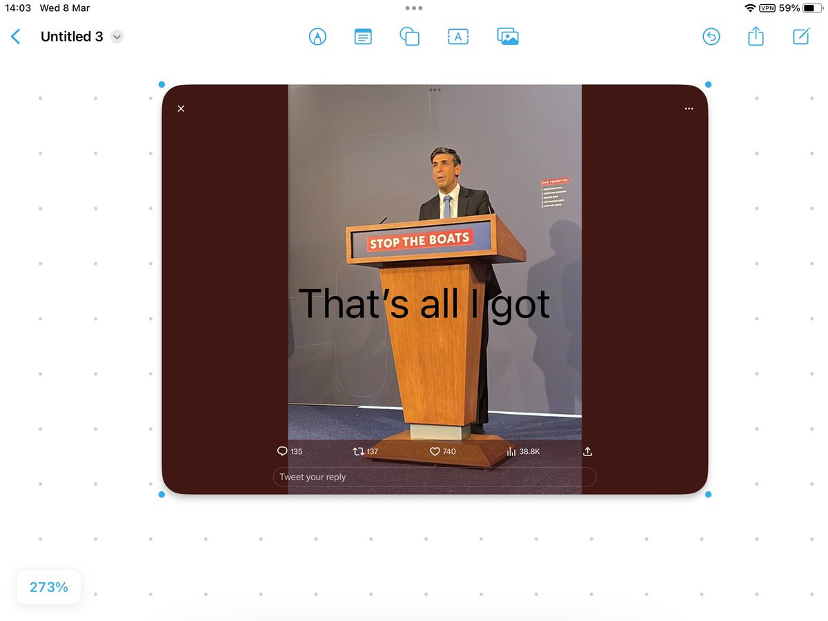 Scottie58658491's tweet photo. He is a busted flush , to scared to do PMQs , to scared of #Hallet inquiry , too small for his lectern too small for his boots totally wrong for his job #SunakOut226 https://t.co/Vnpsd0OIjT