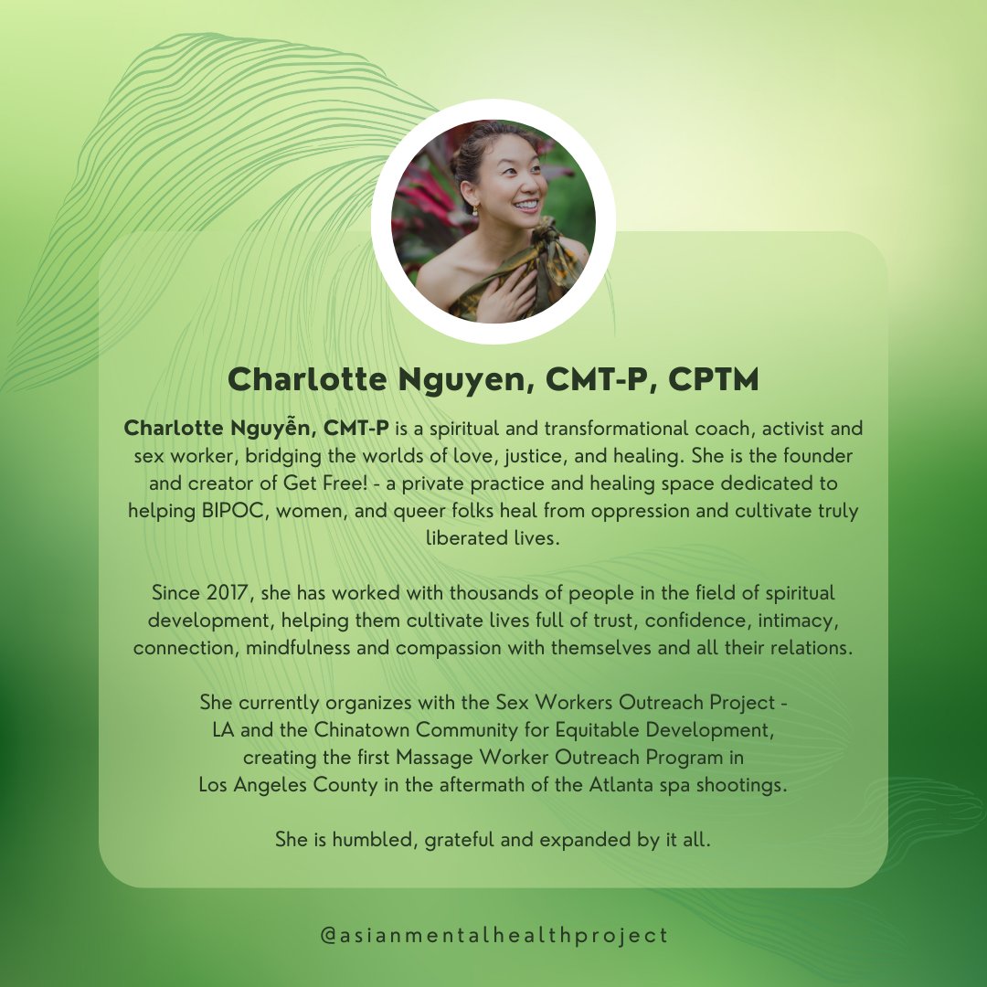 otbayarea's tweet photo. Check out @asianmhproject's new affinity support groups!

I will be co-facilitating The Strong Ones, for caregivers, community leaders, and helping professionals. 

Starting next Thursday, June 15th at 5:30PM PDT.

Free registration link: https://t.co/c9xaEn7qWb https://t.co/AXcaa3tKc0