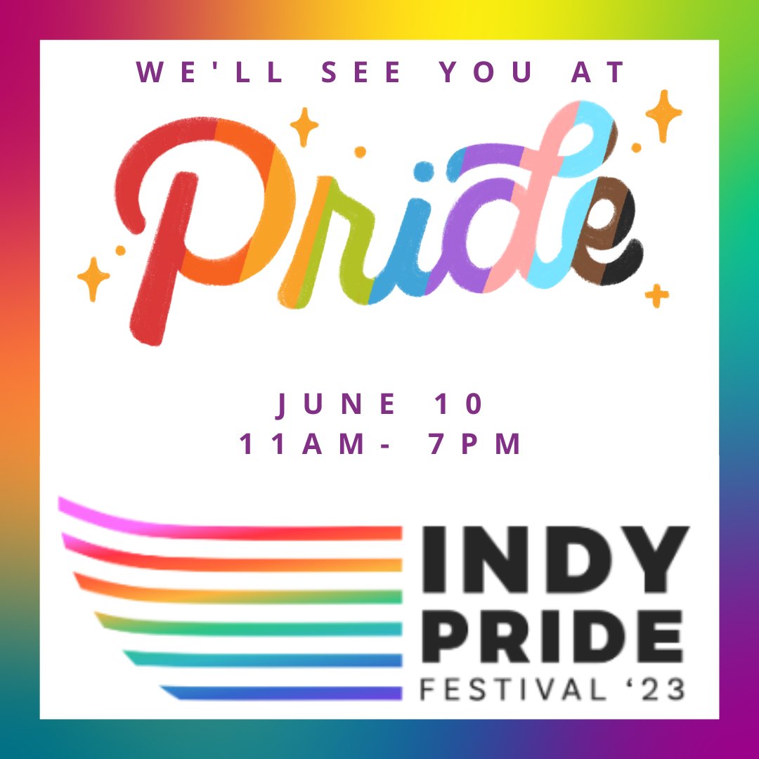 StudentLifeHC's tweet image. The LGBTQ+ Center professional and student staff will be at the Indy Pride Festival this Saturday, June 10 from 11am-7pm  

Stop by the vendor village and let's celebrate Pride Month together!

🤩🏳️‍🌈💙❤️