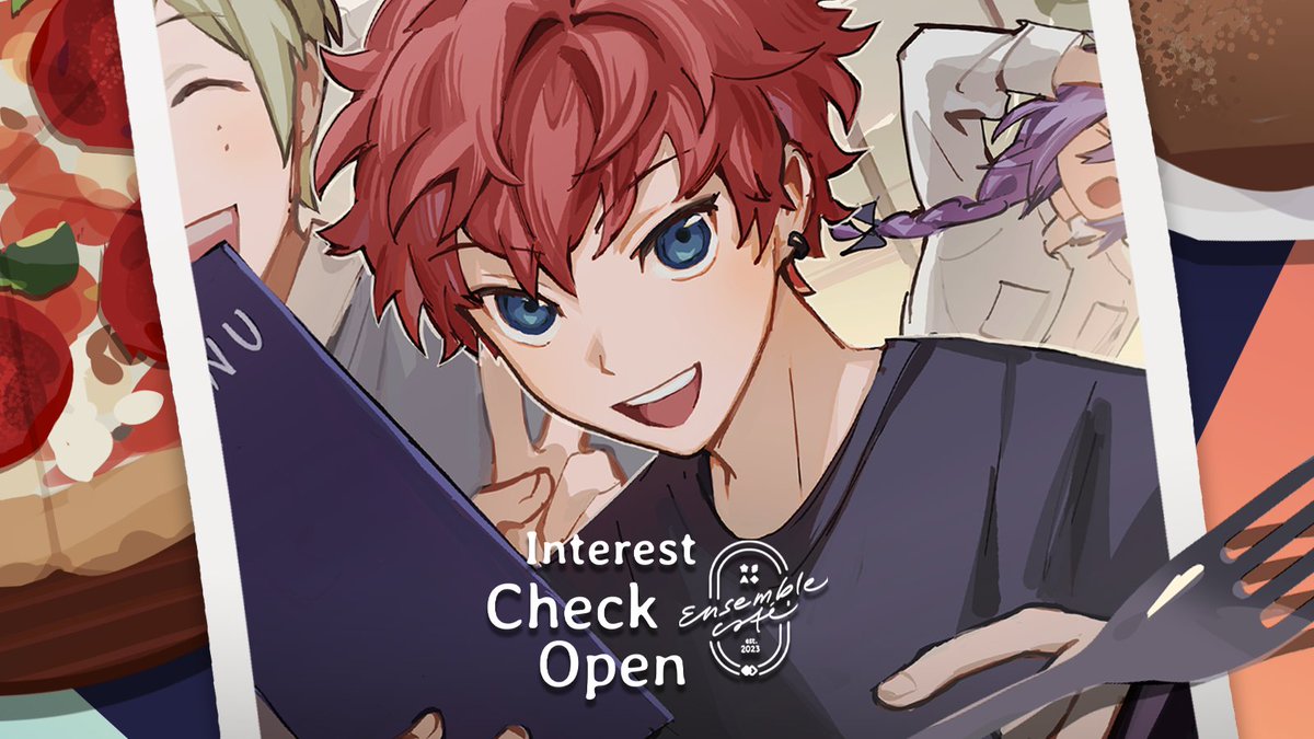 EScafezine's tweet photo. ⬥⬦ Interest Check Open

Would you like to make a reservation? The interest check for Ensemble Café: an Enstars food zine is finally here! 

Add yourself to the waiting list by filling the form below!
📝https://t.co/QWYlh017ka
📄 https://t.co/ub3IVNZ1G9

#あんスタ #ensemblestars https://t.co/wEAktPS1EI