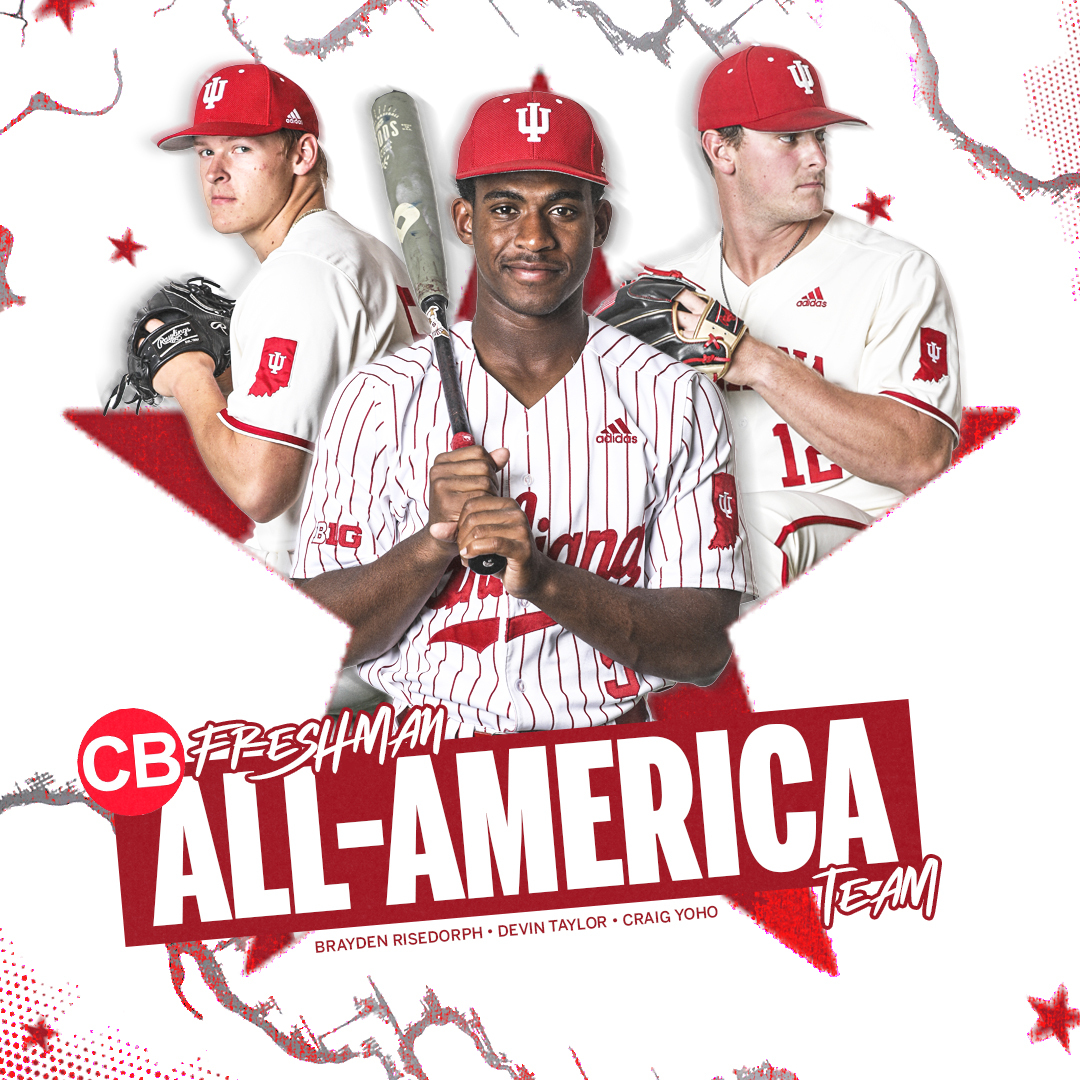 3️⃣ Hoosiers earn Freshman All-America Honors ‼️

@Rise24B | @devindadude_4 | @YohoCraig