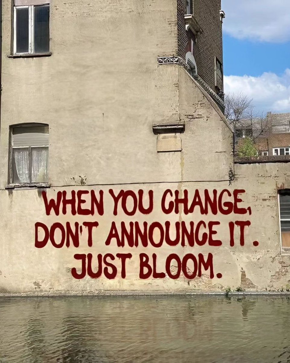 Grow in silence.