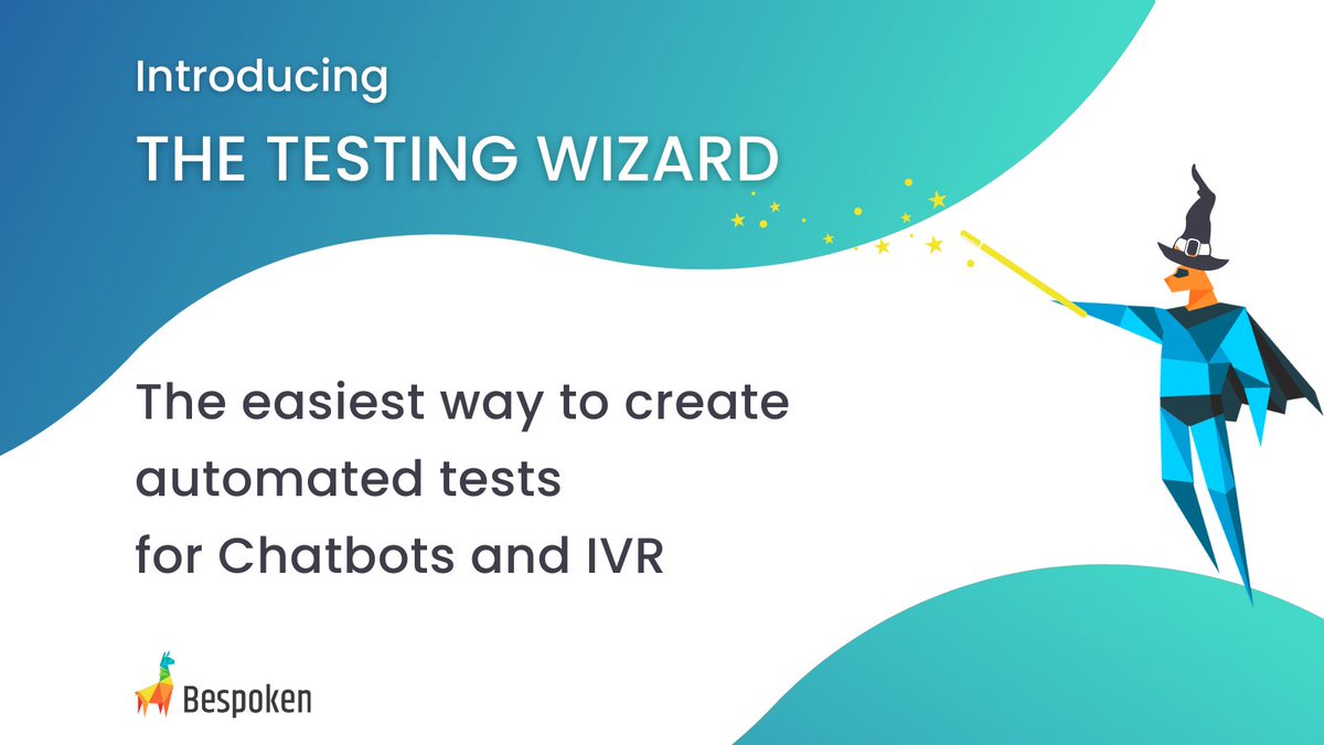 🔮 Introducing The Testing Wizard: The Ultimate Automated Testing Tool for Chatbots and IVR! 🔮
This tool simplifies test case creation for #chatbots and #IVR. 🗣️ Sign up for the beta version now and revolutionize your testing process! shorturl.at/loqMZ 🚀