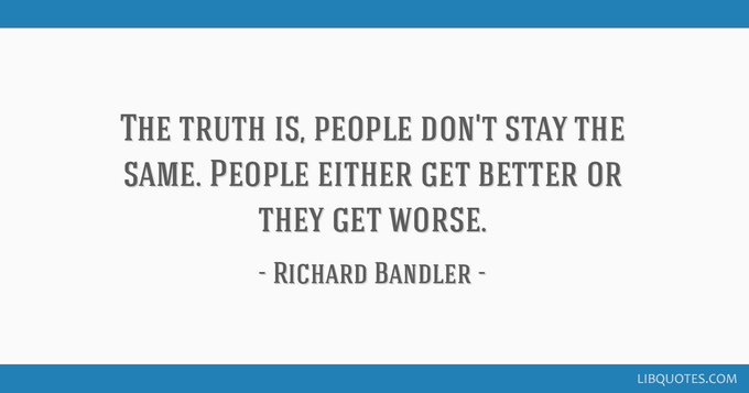 Richard Wayne Bandler is an American consultant in the field of self-help. With John Grinder, he founded the neuro-linguistic programming approach to psychotherapy in the 1970s. Wikipedia