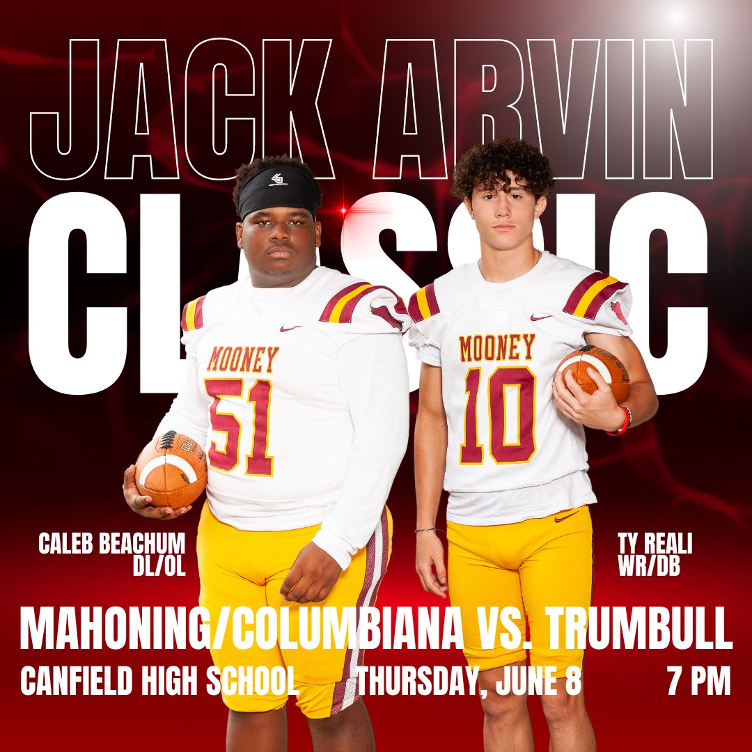<a href="/caleb_swervo/">Caleb Beachum</a> and <a href="/tyrealiwr/">ty reali</a> will be playing in the 2023 Jack Arvin Classic THIS THURSDAY at Canfield High School! Let’s get out to see them play!