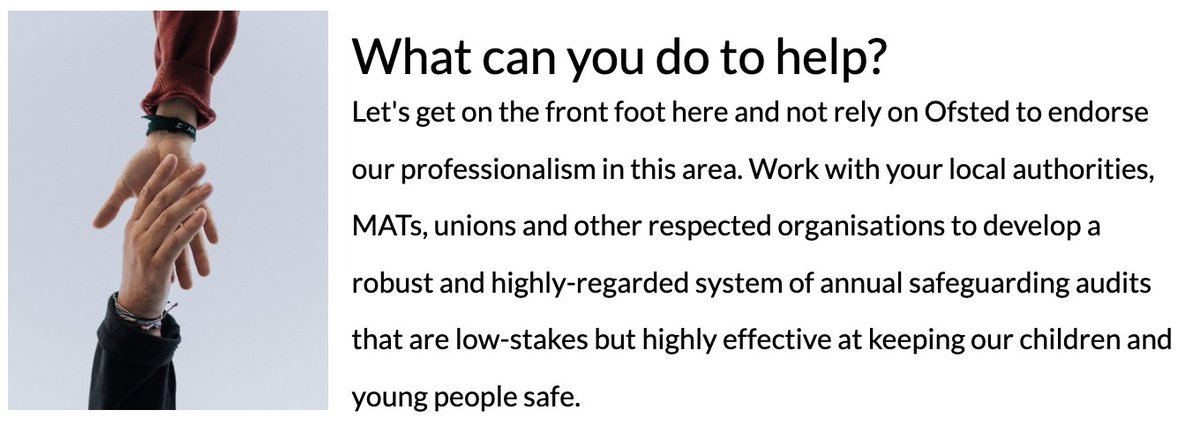 BeyondLevels's tweet image. What can you do to help? #safeguarding rb.gy/iqbpa @CSTvoice @NASUWT @NAHTnews @NEUnion @ASCL @unisontheunion   #LearningFirst #Time4Change